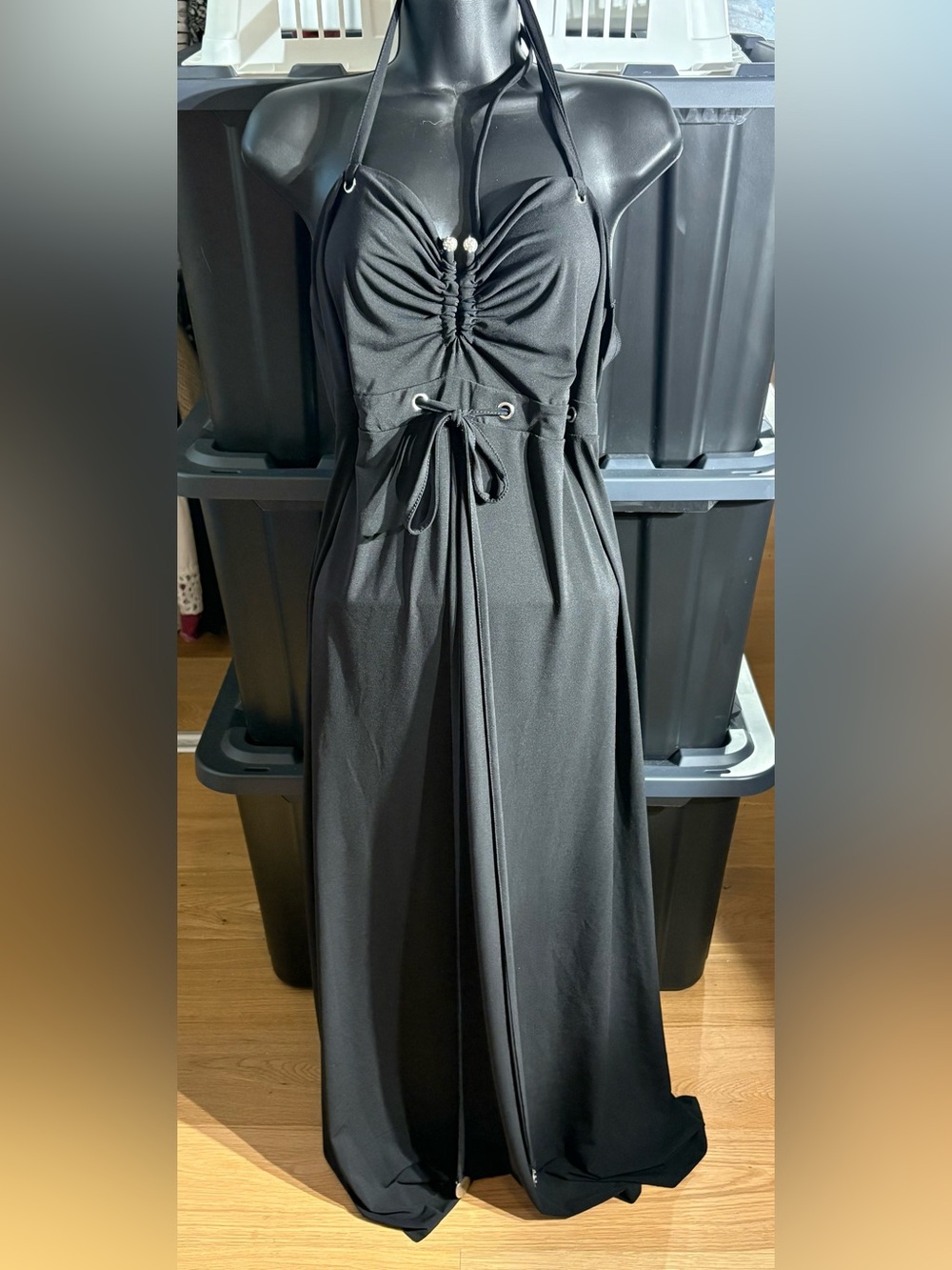 Penningtons Black Halter Maxi Dress